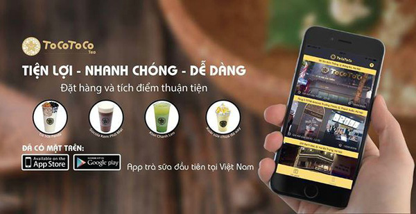 Ra mắt ứng dụng đặt trà sữa đang được ưa chuộng tại Việt Nam