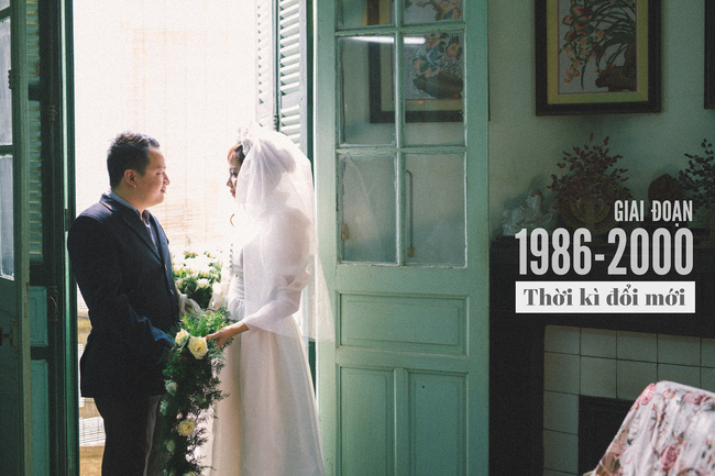 Độc nhất vô nhị: Chụp một lần, cặp đôi tái hiện được tất cả các kiểu lễ cưới Việt Nam trong 100 năm qua! - Ảnh 13.