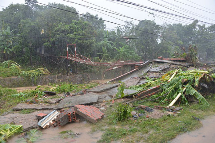 
Hình ảnh ngập lụt kinh hoàng tại nhiều khu vực ở Quảng Ninh năm 2015.