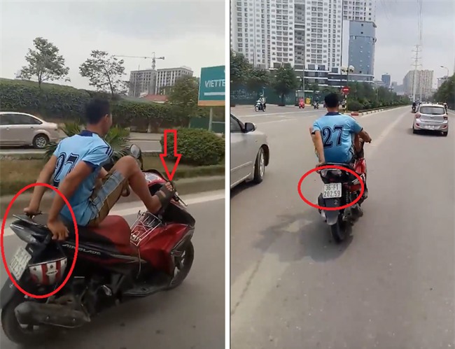 Chàng trai và chiếc xe máy gây ồn ào trên đường phố Hà Nội - Ảnh 4.