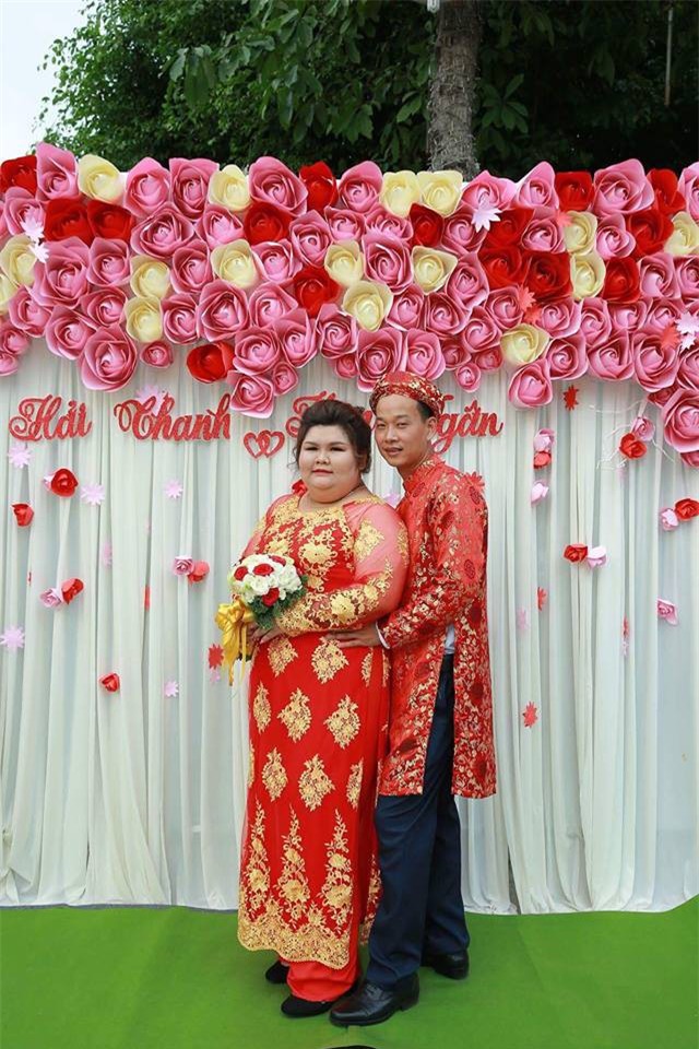 Cô vợ 9X nổi tiếng MXH vì được chồng chăm từ 90 lên 120 kg mới làm đám cưới - Ảnh 3.